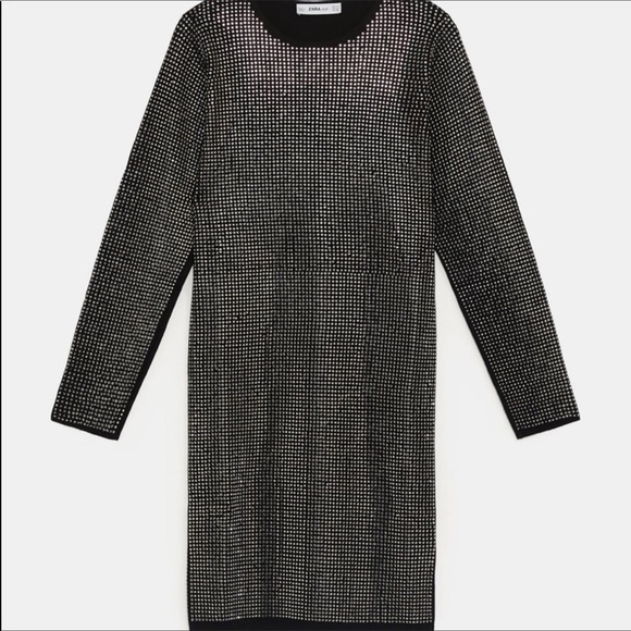 NWOT Zara embellished Dress - Picture 4 of 7
